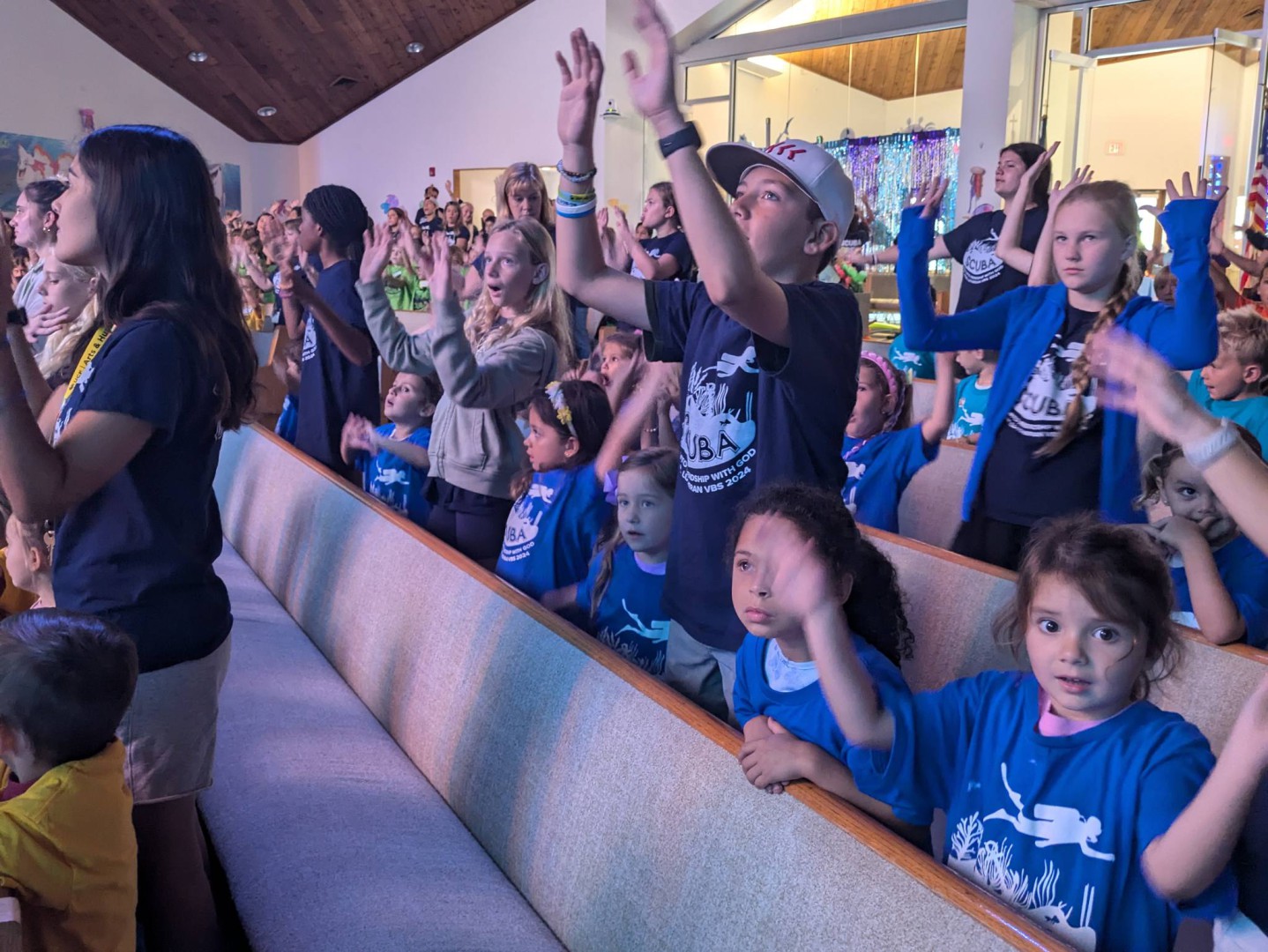 group of children and teens at St. Paul Boca Lutheran Church